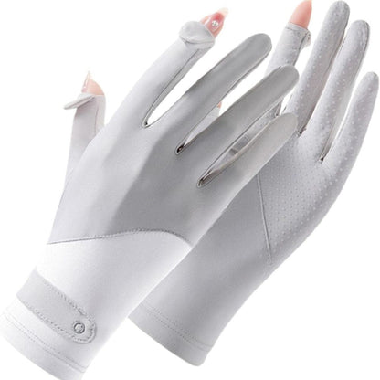 Womens Breathable UV Sun Protection Driving Gloves