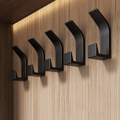 5-Pack Self-Adhesive Wall Hooks For Coats