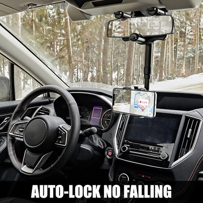 Rearview Mirror Phone Holder