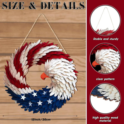 Eagle Wreath Easter Independence Day Decorations