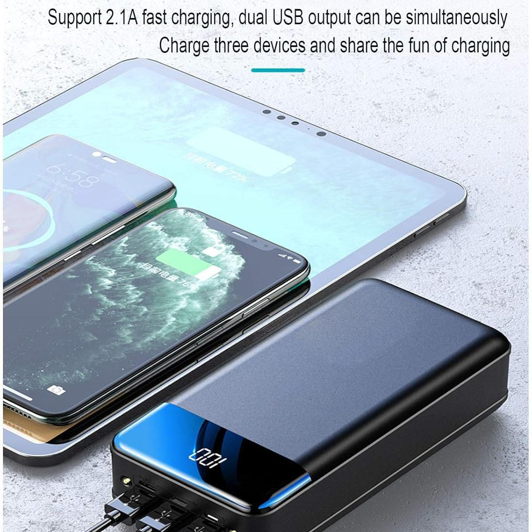 100,000mah Power Bank With Super Fast Charging For Phones, Tablets, And Laptops