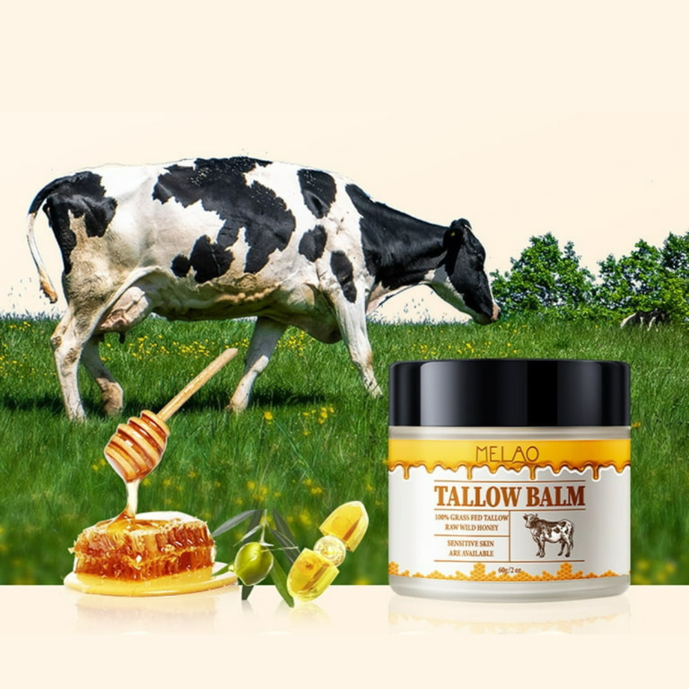 Hydrating Beef Tallow Honey Moisturizer Face & Body Balm