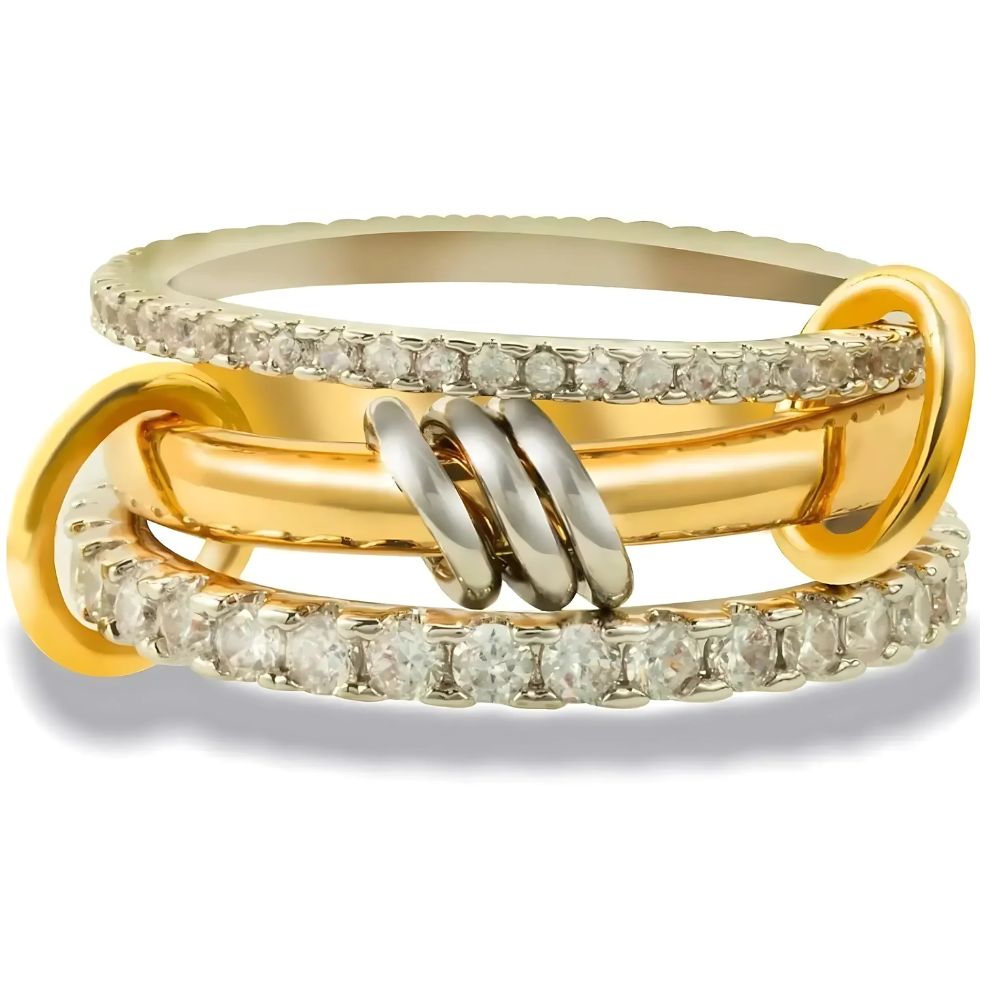 Trendy Gold Stackable Rings