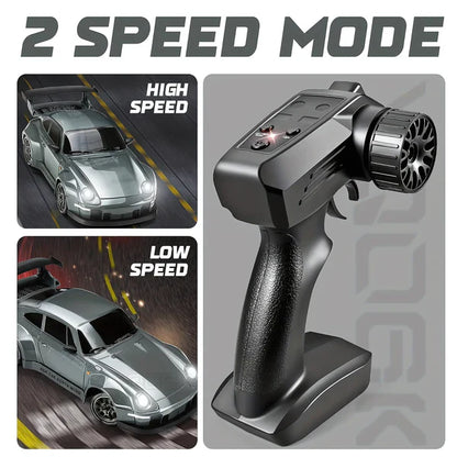 Retro Drift Master – 4WD RC Car with LED Lights