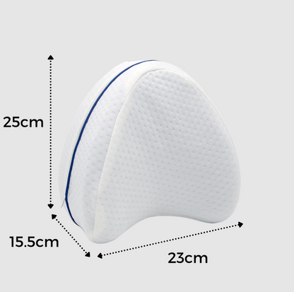 Orthopedic knee and leg pillow with memory foam