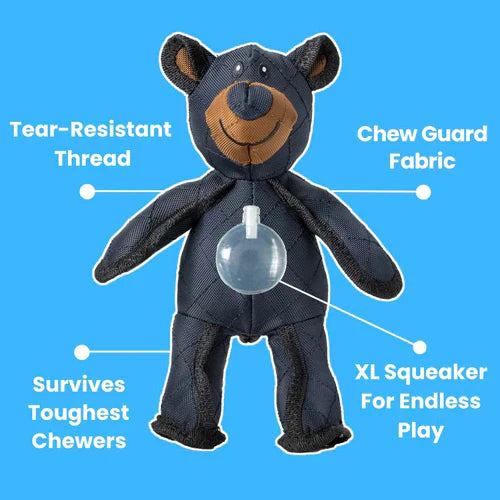 Indestructible & Interactive Bear Dog Toys For Heavy Chewers