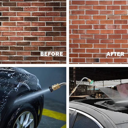4000 PSI Telescoping High Pressure Washer Wand Set for Gutter & Roof Drainage & Walls Cleaning