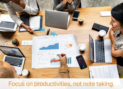 Professional Digital Voice Recorder | Audio Sound Recorder | Auto Saving Files with Built-in Speaker