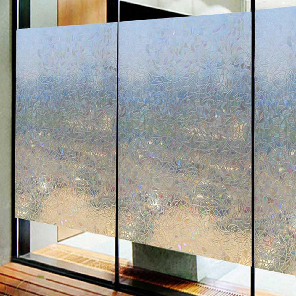 Decorative Rainbow Window Stained Glass Effect Privacy Film