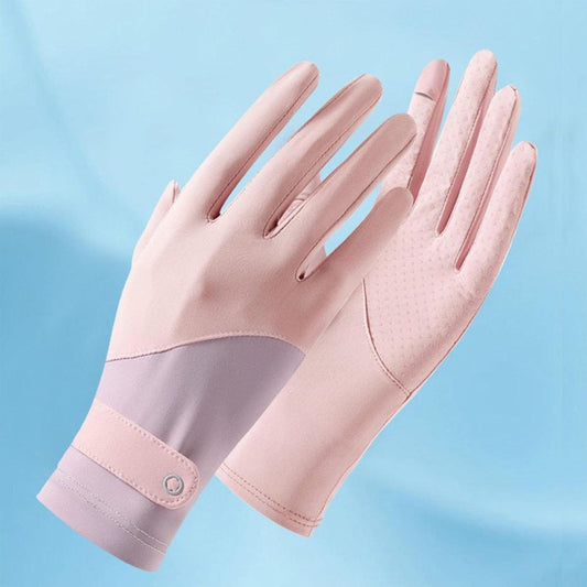 Womens Breathable UV Sun Protection Driving Gloves