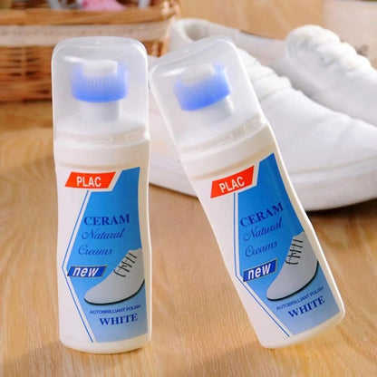Deep Clean White Leather Shoe Canvas Sneaker Cleaner Polish