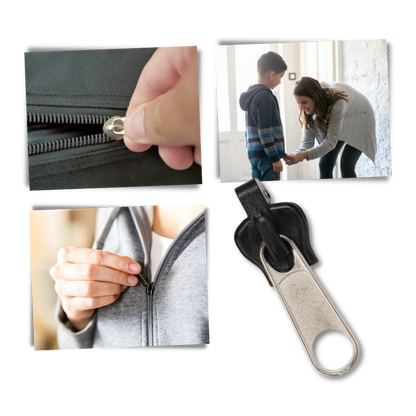 Clip-on slider to replace zippers