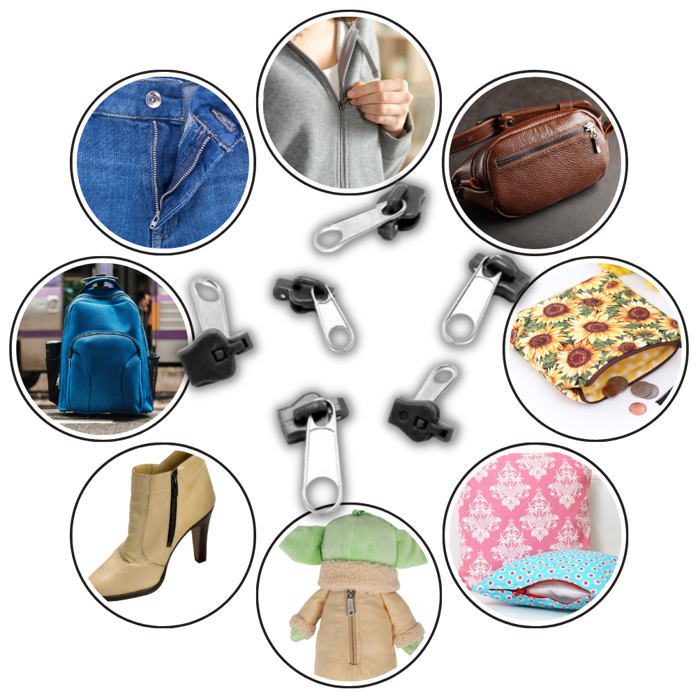 Clip-on slider to replace zippers