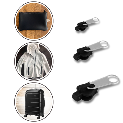 Clip-on slider to replace zippers