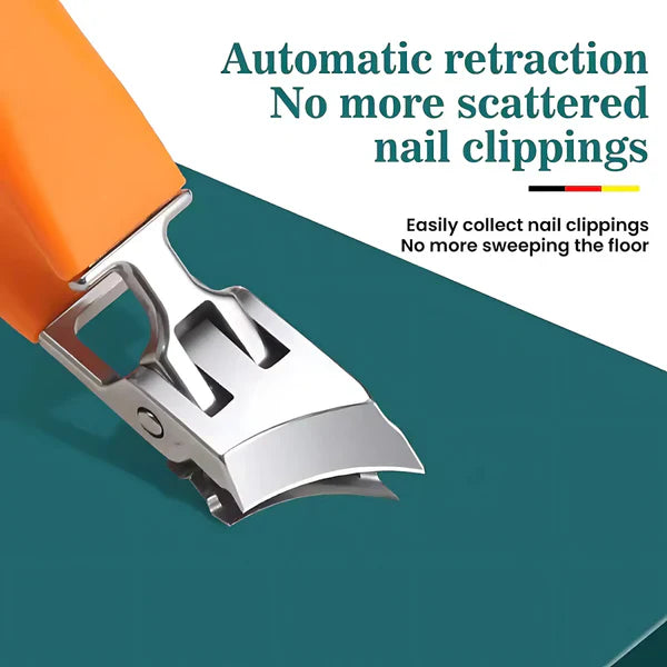 Wide Jaw Nail Clipper with Anti-Splash Design