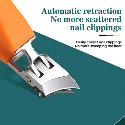 Wide Jaw Nail Clipper with Anti-Splash Design