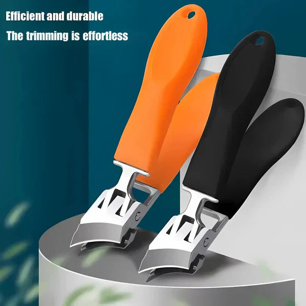 Wide Jaw Nail Clipper with Anti-Splash Design