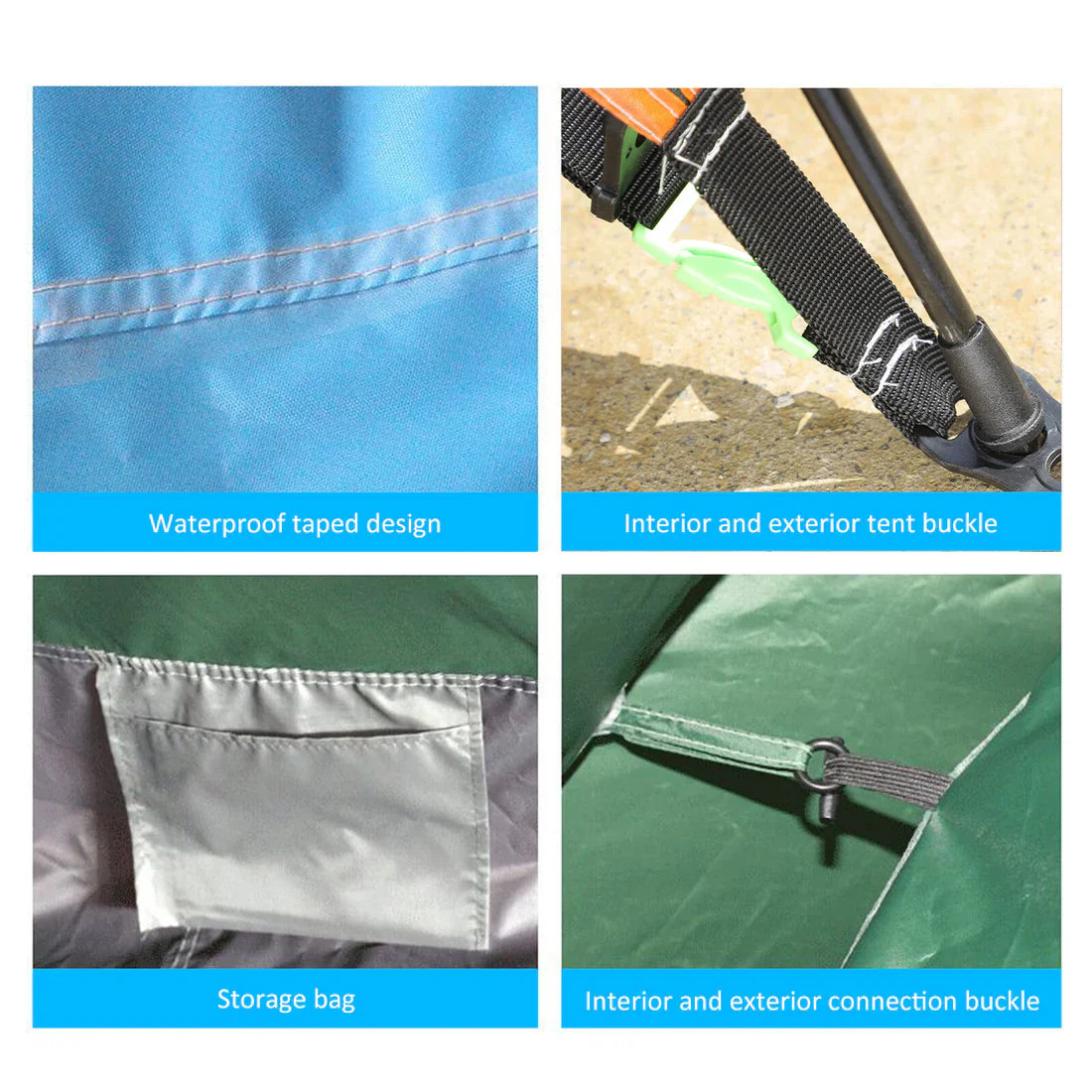 3 Seconds Instant Pop Up Tent - For Adventure & Travel