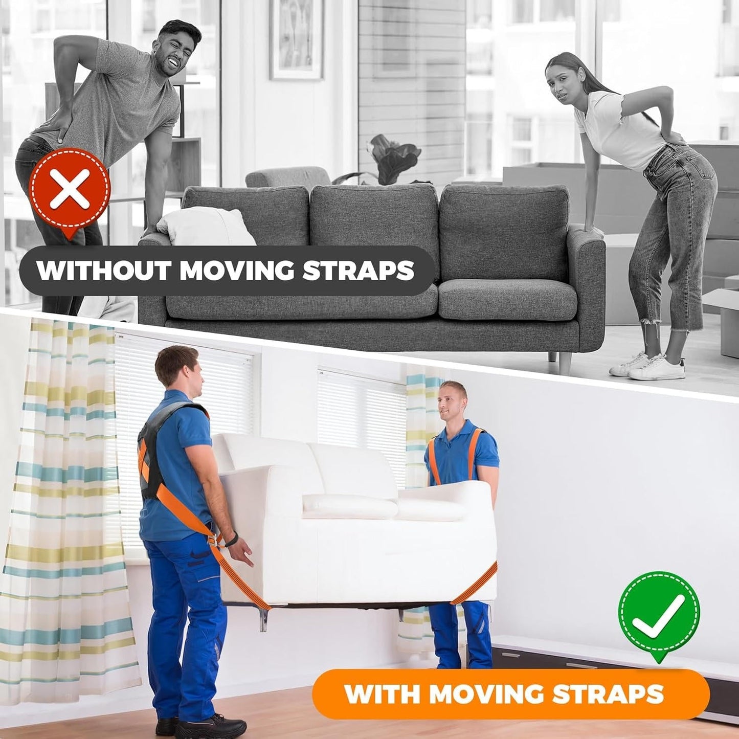 Moving Furniture Straps