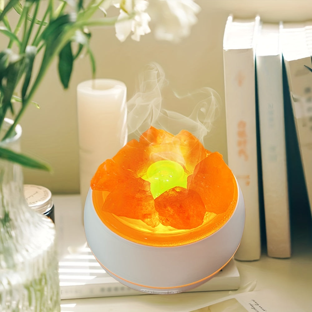 Salt Lamp Diffuser - 3-in-1 Essential Oil Diffuser