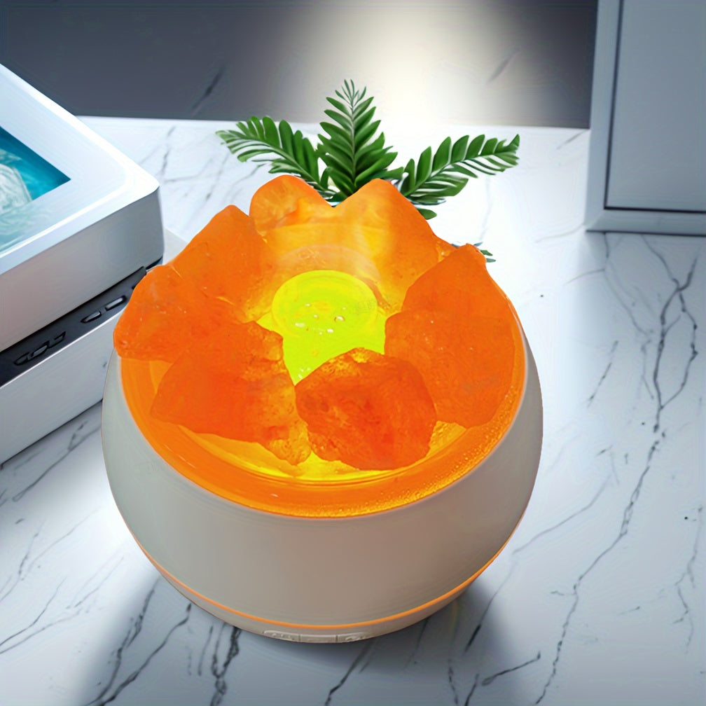Salt Lamp Diffuser - 3-in-1 Essential Oil Diffuser