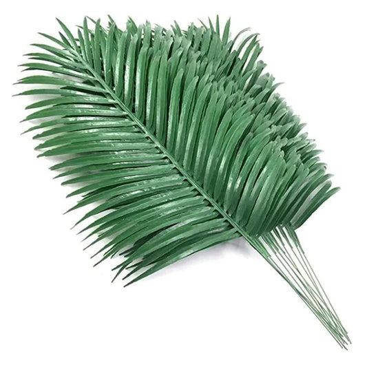 12 Artificial Palm Leaves