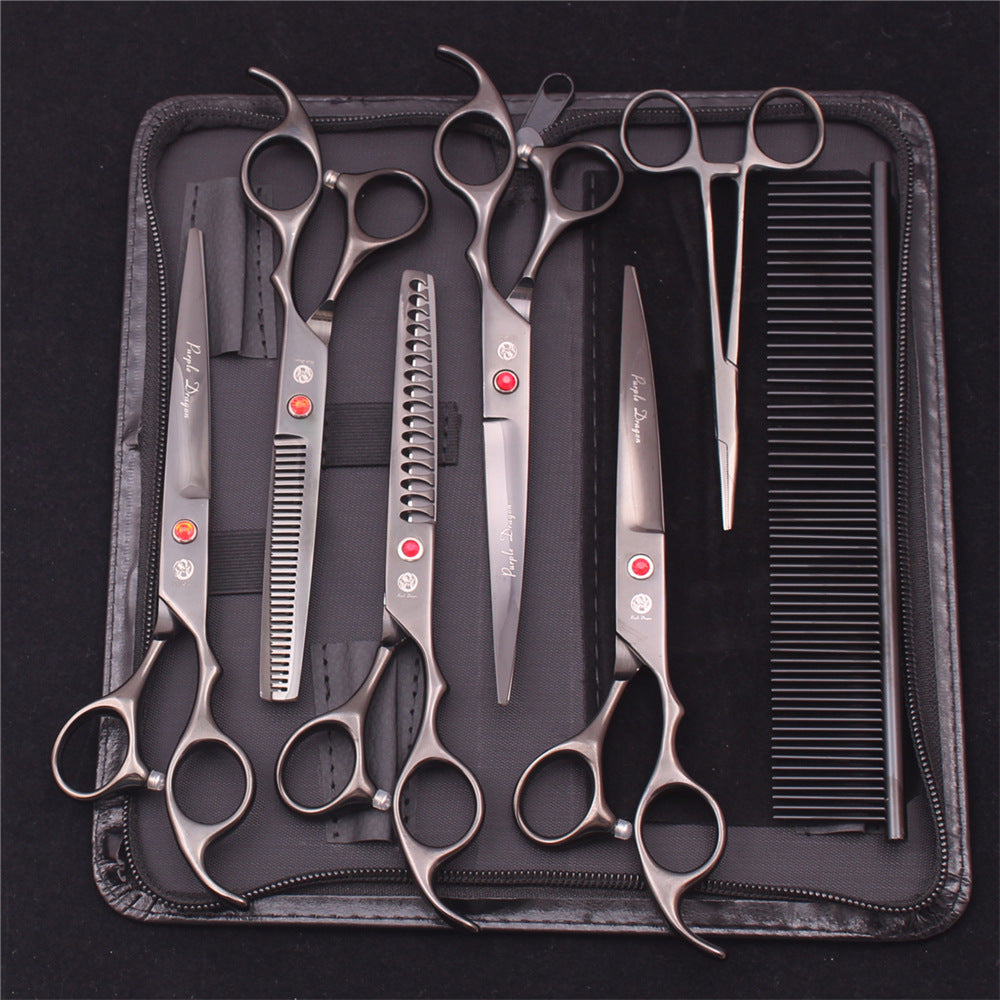 Professional dog grooming scissors