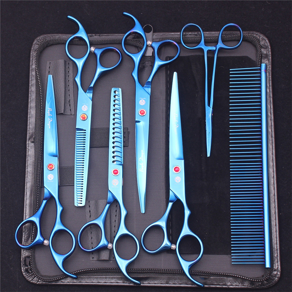 Professional dog grooming scissors