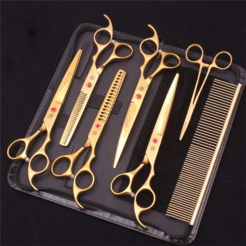 Professional dog grooming scissors