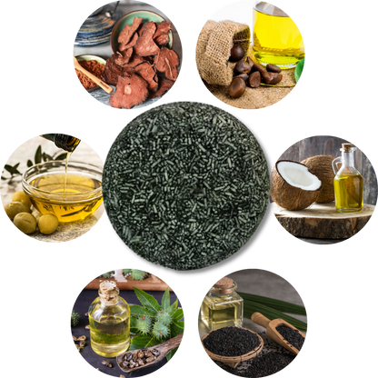 Natural Solid Shampoo For Gray Hair