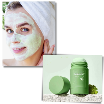 Cleansing and anti-blackhead green tea mask