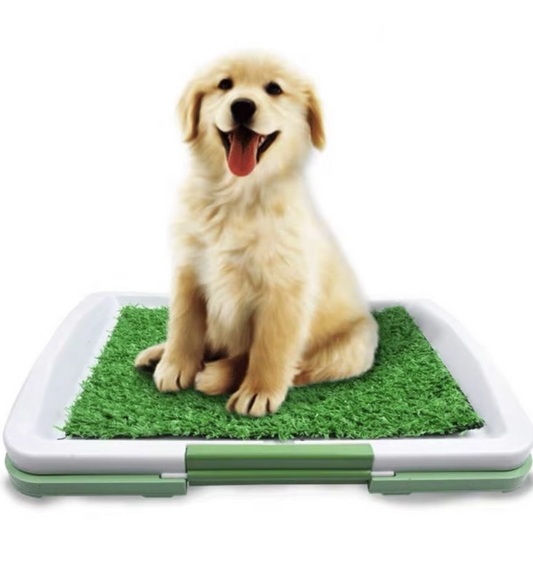 Dog Toilet With Artificial Turf – Non-Slip Mat For Indoor And Outdoor Use