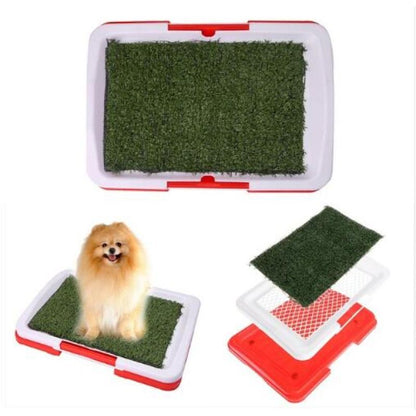 Dog Toilet With Artificial Turf – Non-Slip Mat For Indoor And Outdoor Use