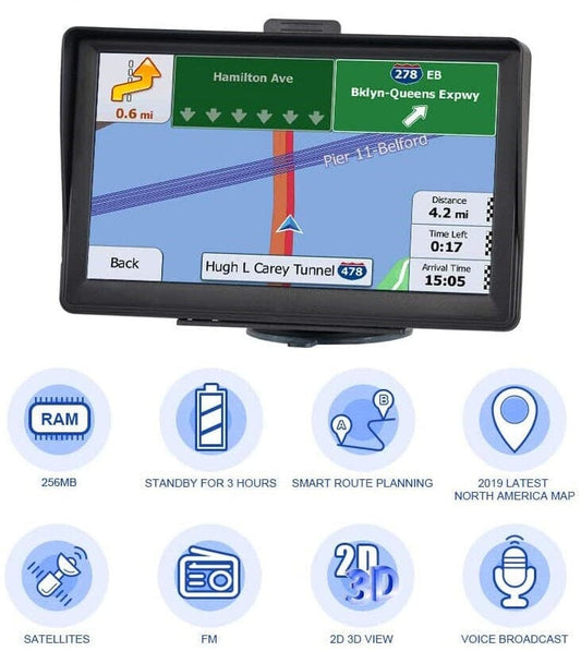7 Inch GPS Navigation System for Car & Truck