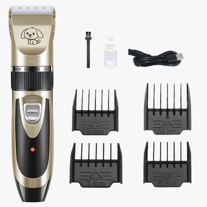 Silent Fur Trimmer Set For Dogs