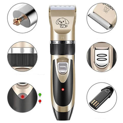 Silent Fur Trimmer Set For Dogs