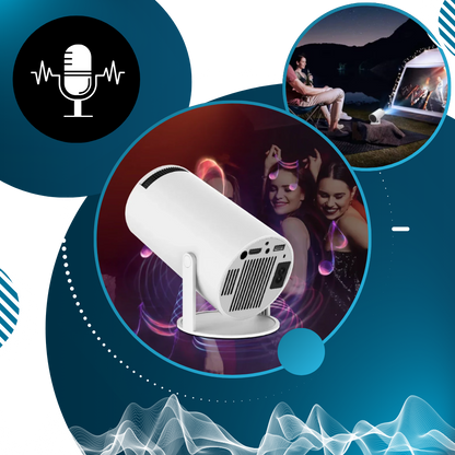 Portable 4K ultra HD projector