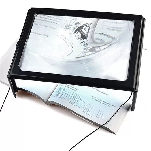 3x Magnifying Glass For Reading With LED Light