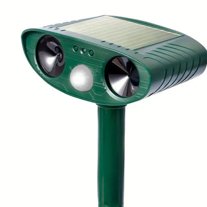 Solar-Powered Animal Repeller With Ultrasound