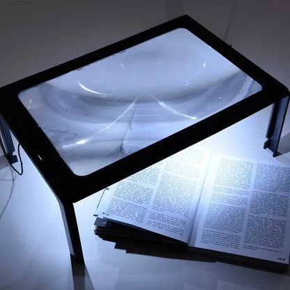 3x Magnifying Glass For Reading With LED Light