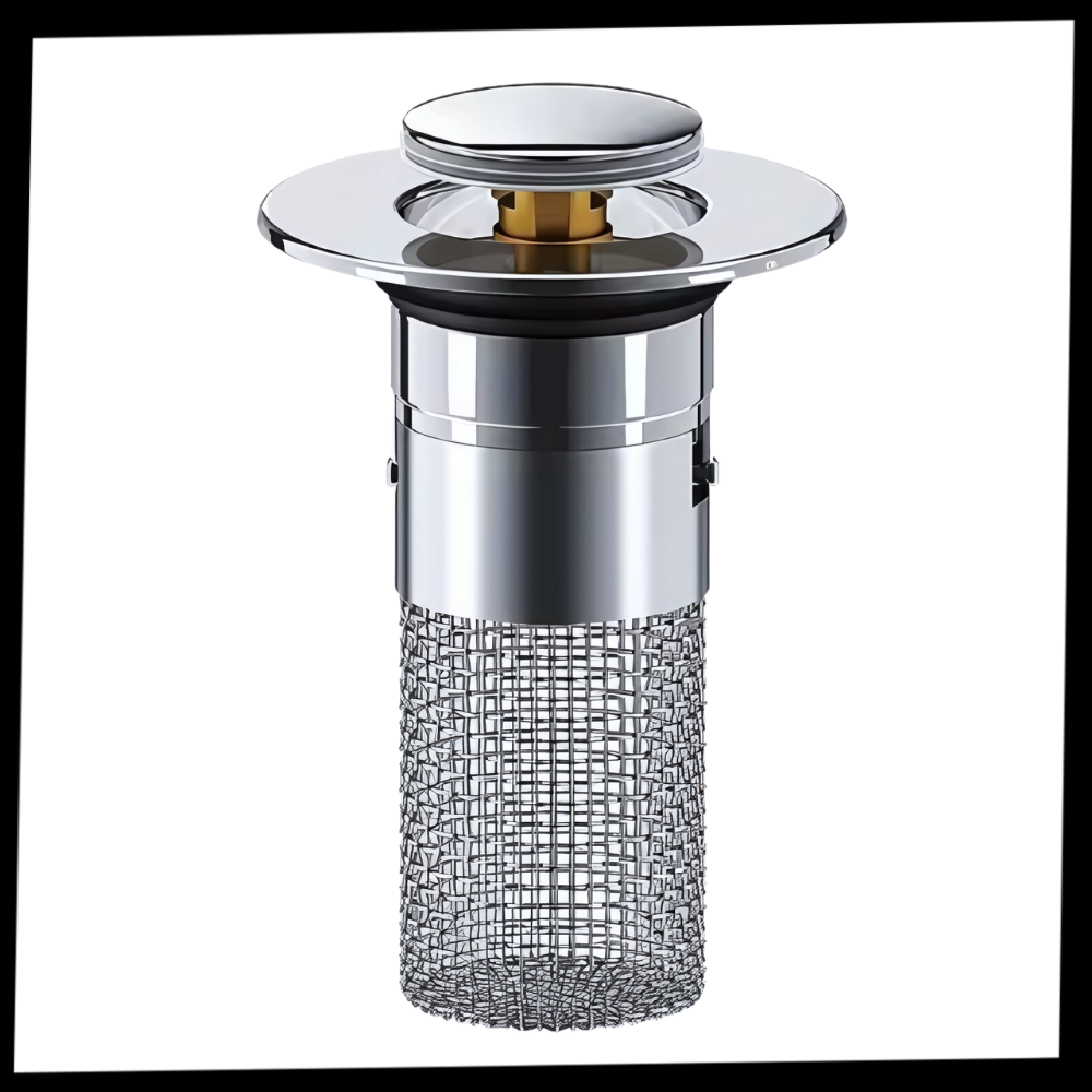 Retractable sink stopper to prevent odors