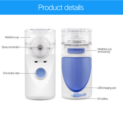 Portable Mesh Nebulizer Adult & Kids