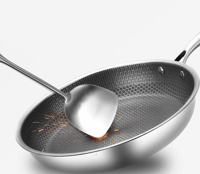 Non-Stick Stainless Steel Frying Pan