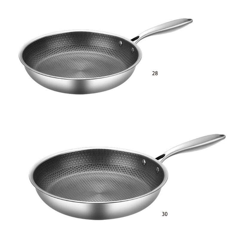 Non-Stick Stainless Steel Frying Pan