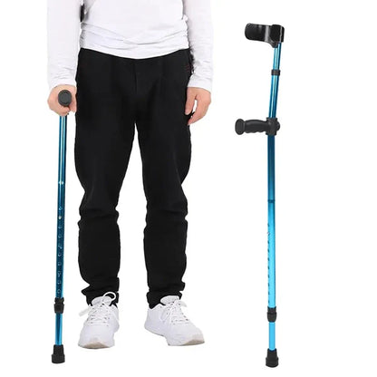 Foldable, Adjustable Crutch