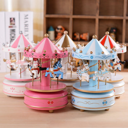 Sky City Carousel Music Box