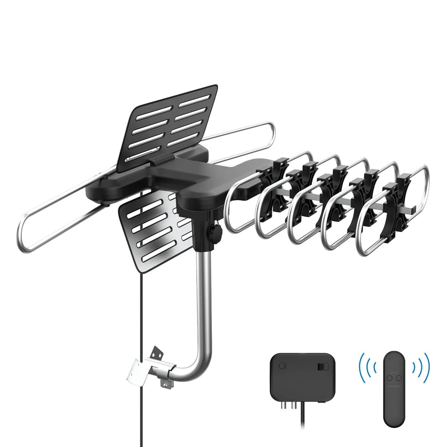 2025 Long Distance Digital Outdoor HD TV Antenna with Full 360 Directional Motor Free HD Channels