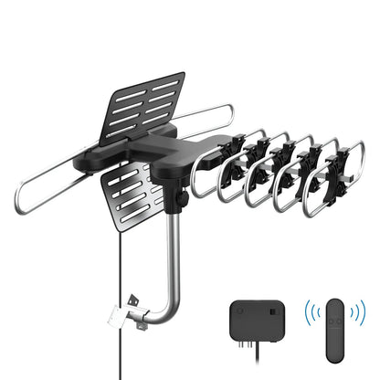 2025 Long Distance Digital Outdoor HD TV Antenna with Full 360 Directional Motor Free HD Channels