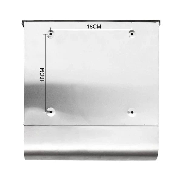 Large Heavy Duty Wall Mounted Vertical Home Metal Lockable Mailbox