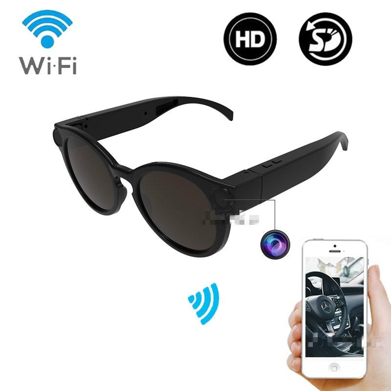 Bicycling Glasses WiFi Mini Camera HD 1080P DVR Video Audio Recorder
